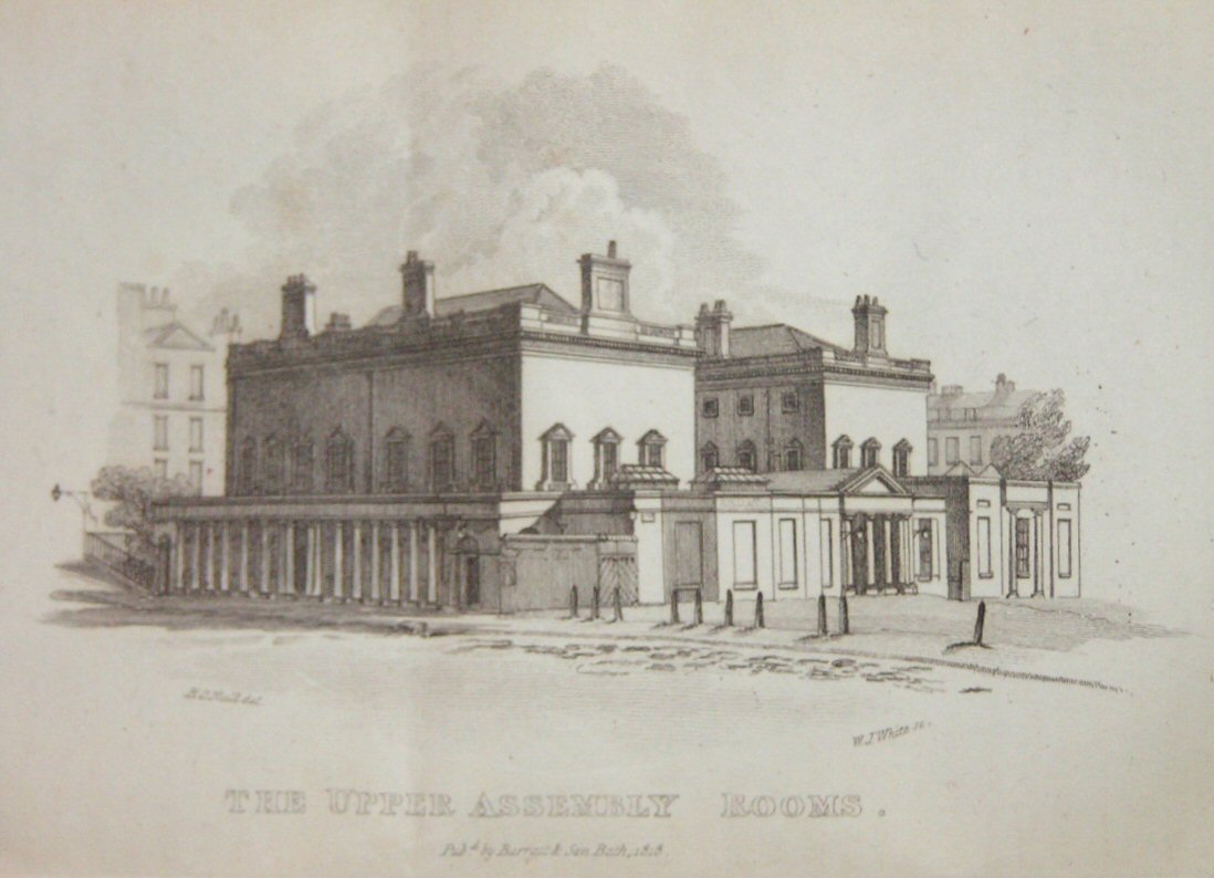 Print - Assembly Rooms, Bath - White